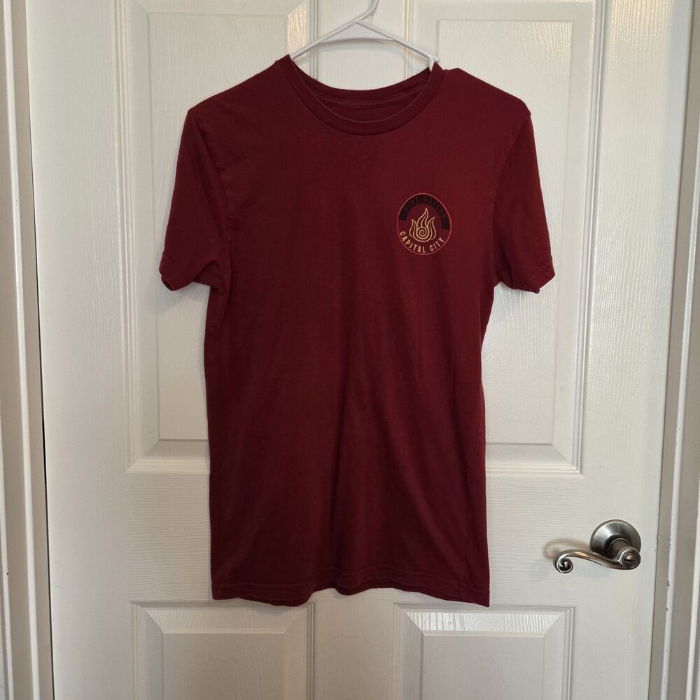 Avatar The Last Air Bender Red Fire Nation Capital City Tee Shirt YOUTH SIZE XS